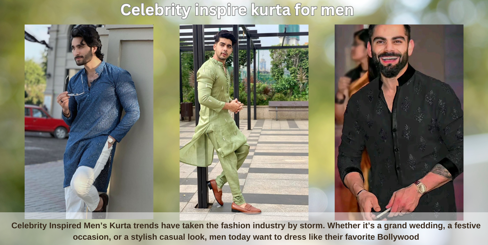 Celebrity Inspired Men's Kurta 